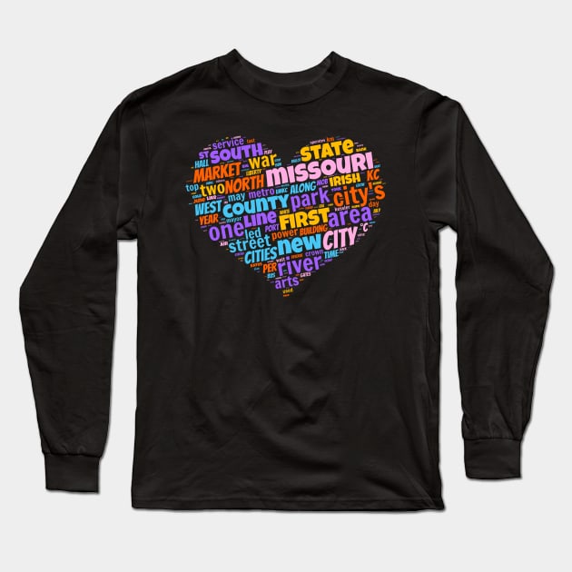 I love Missouri Long Sleeve T-Shirt by Superfunky